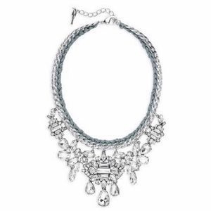 Chloe + Isabel Deco Crystal Cluster Drama Necklace